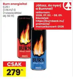 Interspar Burn energiaital ajánlat