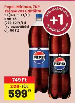 Interspar Pepsi, Mirinda, 7UP szénsavas üdítőital ajánlat