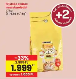 Interspar FRISKIES Száraz macskaeledel ajánlat