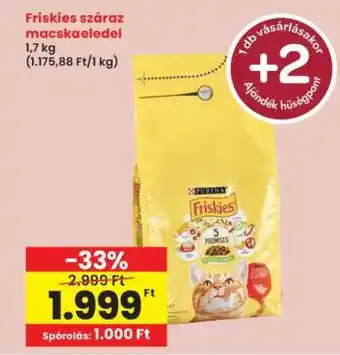 Interspar FRISKIES Száraz macskaeledel ajánlat