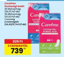 Interspar CAREFREE Tisztasági betét ajánlat