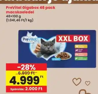 PreVital Gigabox 48 pack macskaeledel