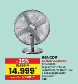 Interspar Asztali Ventilátor ajánlat