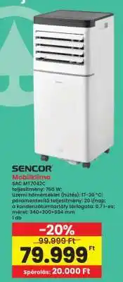 Interspar SENCOR Mobilklíma ajánlat