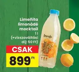 Interspar Limeñita limonádé mocktail ajánlat