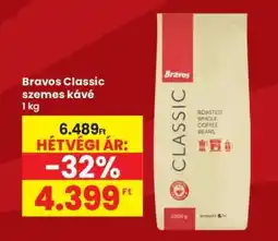 Interspar Bravos Classic szemes kávé ajánlat