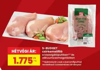 Interspar S-BUDGET csirkemellfilé ajánlat