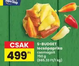 Interspar S-BUDGET lecsópaprika ajánlat