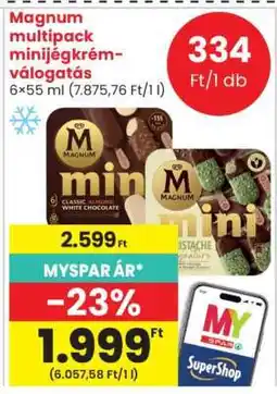 Spar Magnum multipack minijégkrém-válogatás ajánlat
