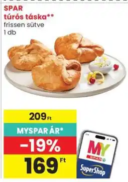 Spar SPAR túrós táska ajánlat