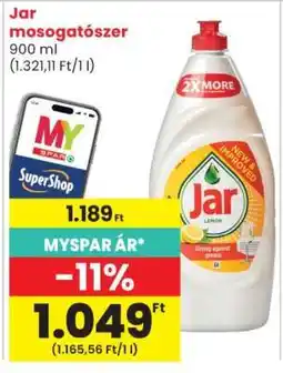 Spar JAR Mosogatószer ajánlat