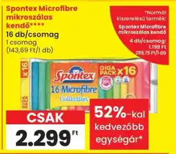Spar Spontex Microfibre mikroszálas kendő ajánlat