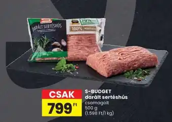 Spar S-BUDGET darált sertéshús ajánlat