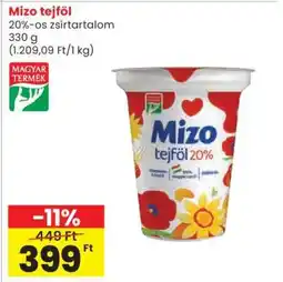 Spar MIZO Tejföl ajánlat