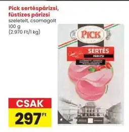 Spar Pick sertéspárizsi, füstízes párizsi ajánlat