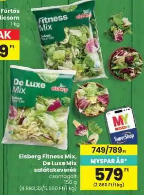 Spar Eisberg Fitness Mix, De Luxe Mix salátakeverék ajánlat