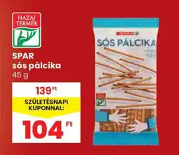 Spar SPAR sós pálcika ajánlat