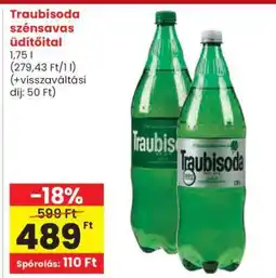Spar Traubisoda szénsavas üdítőital ajánlat