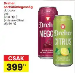 Spar Dreher sörkülönlegesség ajánlat