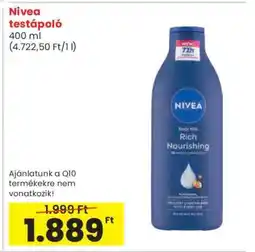 Spar NIVEA testápoló ajánlat