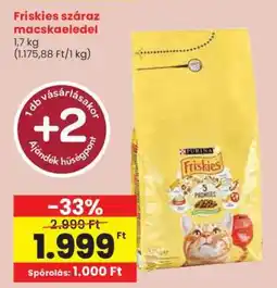 Spar FRISKIES Száraz macskaeledel ajánlat