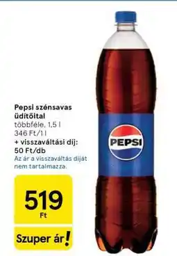Tesco Pepsi szénsavas üdítőital ajánlat