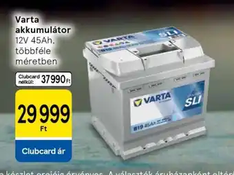 Varta akkumulátor