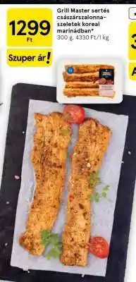 Tesco Grill Master sertés császárszalonna-szeletek koreai marinádban ajánlat