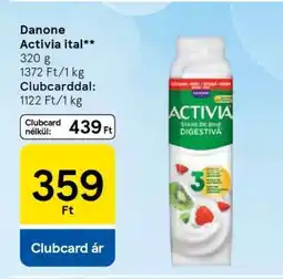 Tesco Danone Activia ital ajánlat