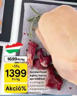 Tesco Goldenfood egész kacsa aprólékkal ajánlat