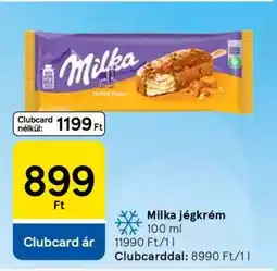 Tesco MILKA Jégkrém ajánlat