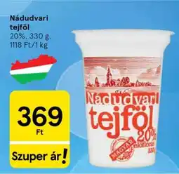 Tesco Nádudvari tejföl ajánlat