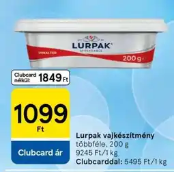 Tesco Lurpak vajkészítmény ajánlat