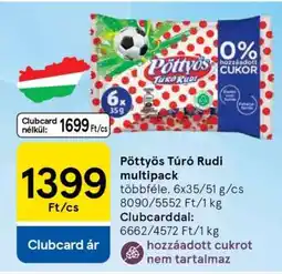 Tesco Pöttyös Túró Rudi Multipack ajánlat