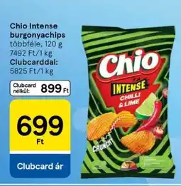 Tesco Chio Intense burgonyachips ajánlat