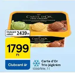 Tesco Carte d'Or Trio jégkrém ajánlat