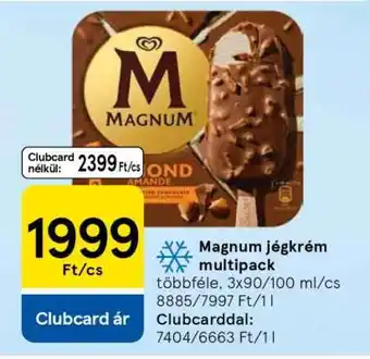 Tesco Magnum jégkrém multipack ajánlat