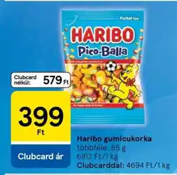 Tesco HARIBO GUMICUKORKA ajánlat