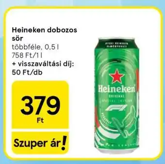 Tesco Heineken Dobozos Sör ajánlat