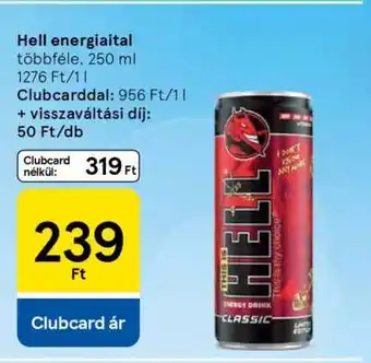 Tesco HELL Energiaital ajánlat