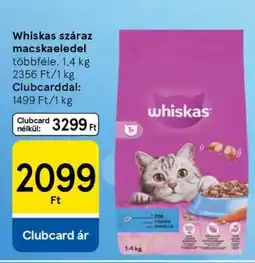 Tesco Whiskas száraz macskaeledel ajánlat