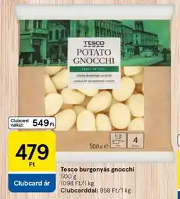 Tesco Tesco burgonyás gnocchi ajánlat
