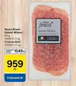 Tesco Tesco finest Salami Milano ajánlat