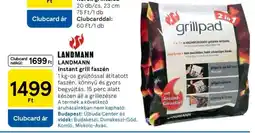 Tesco Landmann instant grill faszén ajánlat
