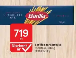 Tesco Barilla száraztészta ajánlat