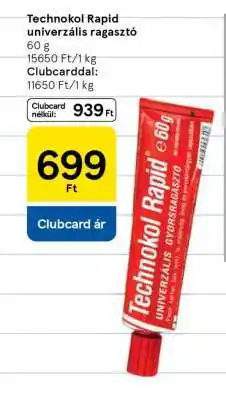 Tesco Technokol Rapid univerzális ragasztó ajánlat
