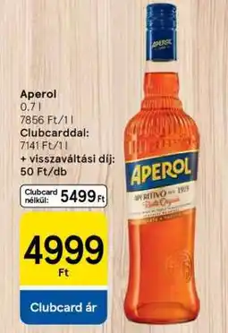 Tesco Aperol ajánlat