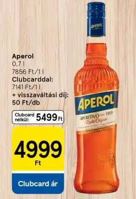 Tesco Aperol ajánlat
