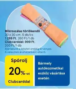 Tesco Mikroszálas törlőkendő ajánlat