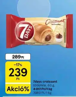 Tesco 7days croissant ajánlat